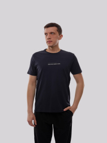 Футболка мужская Тёмно-синий TREND LINE модель 727581 Фото