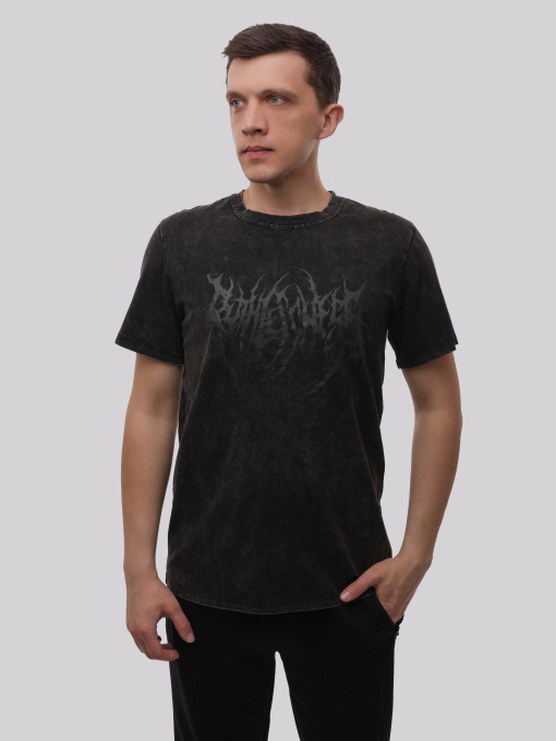 Футболка мужская Чёрный LUMO модель 706528 Фото