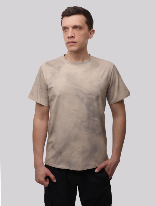 Футболка мужская Бежевый LUMO модель 706536 Фото