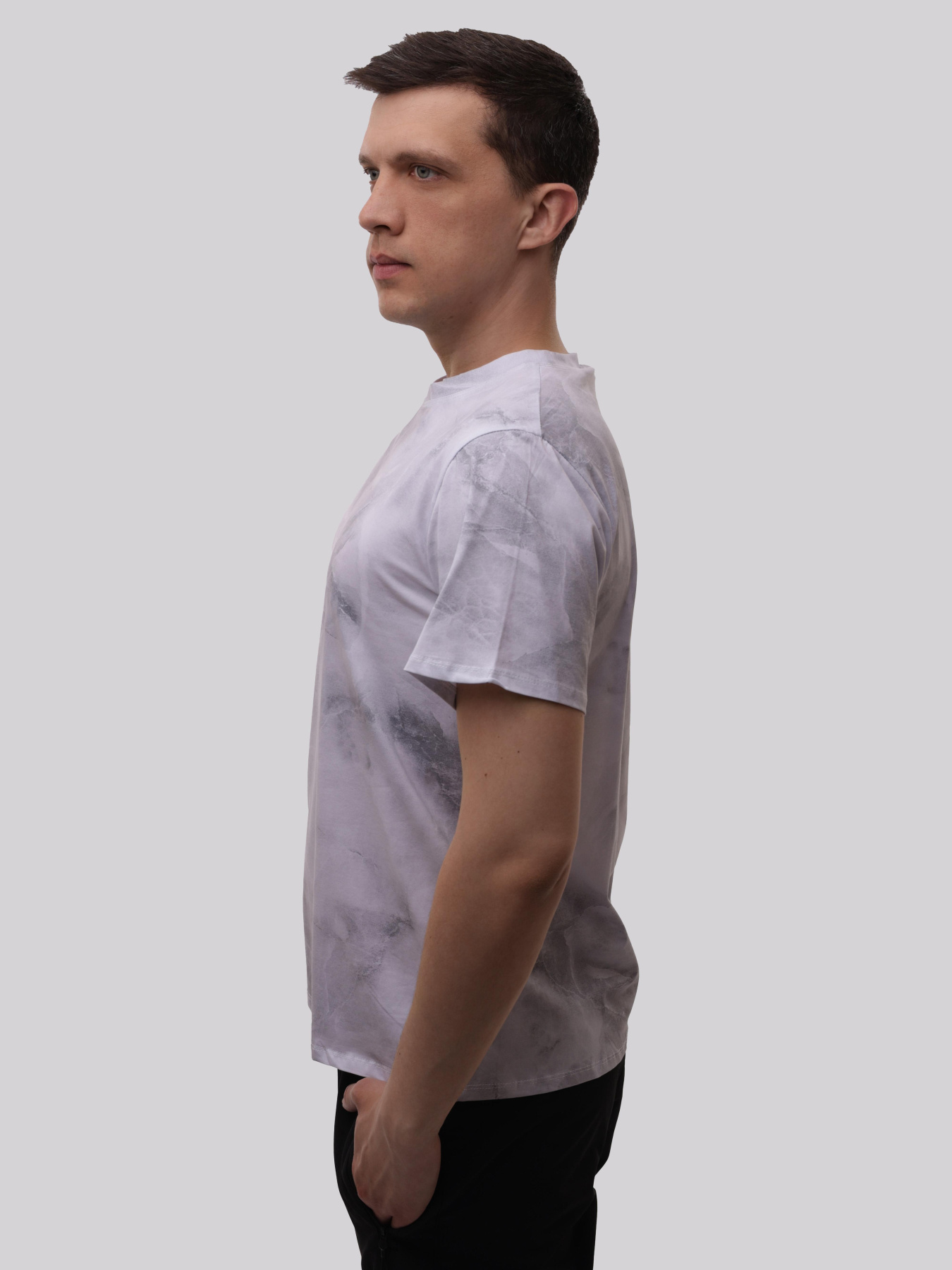 Футболка мужская Белый LUMO модель 706538 Фото