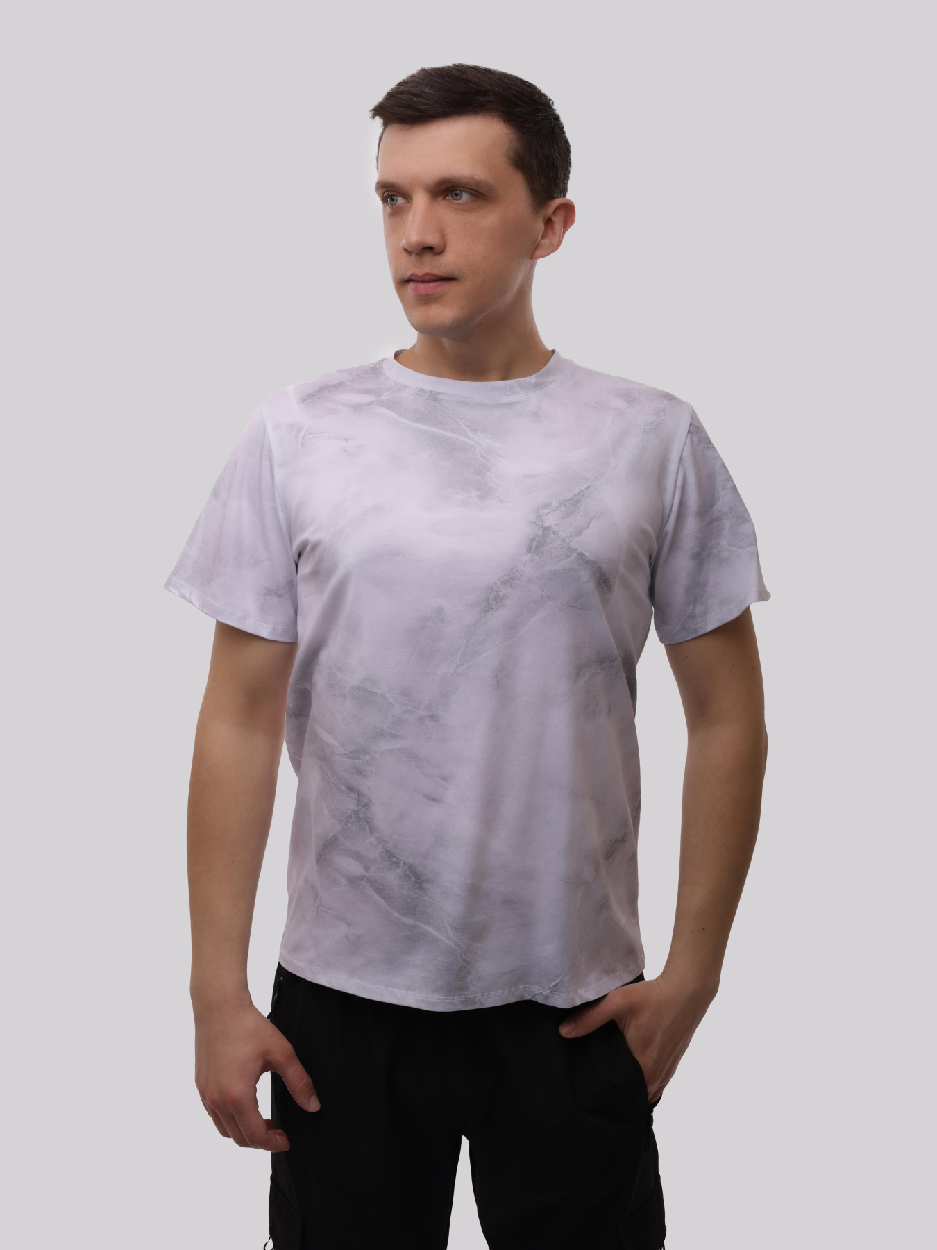 Футболка мужская Белый LUMO модель 706538 Фото