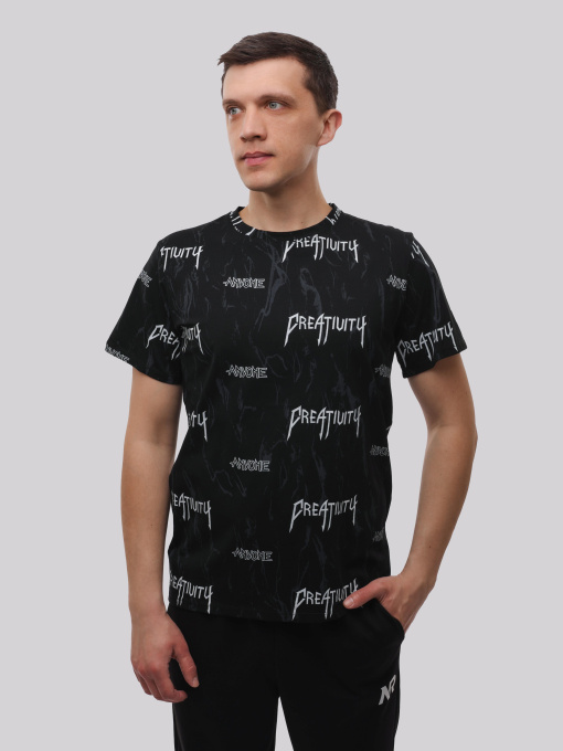 Футболка мужская Чёрный LUMO модель 706542 Фото