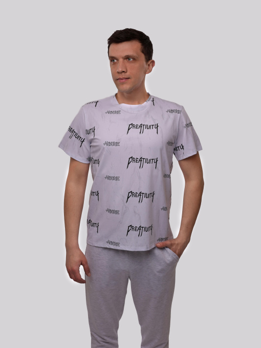 Футболка мужская Белый LUMO модель 706543 Фото