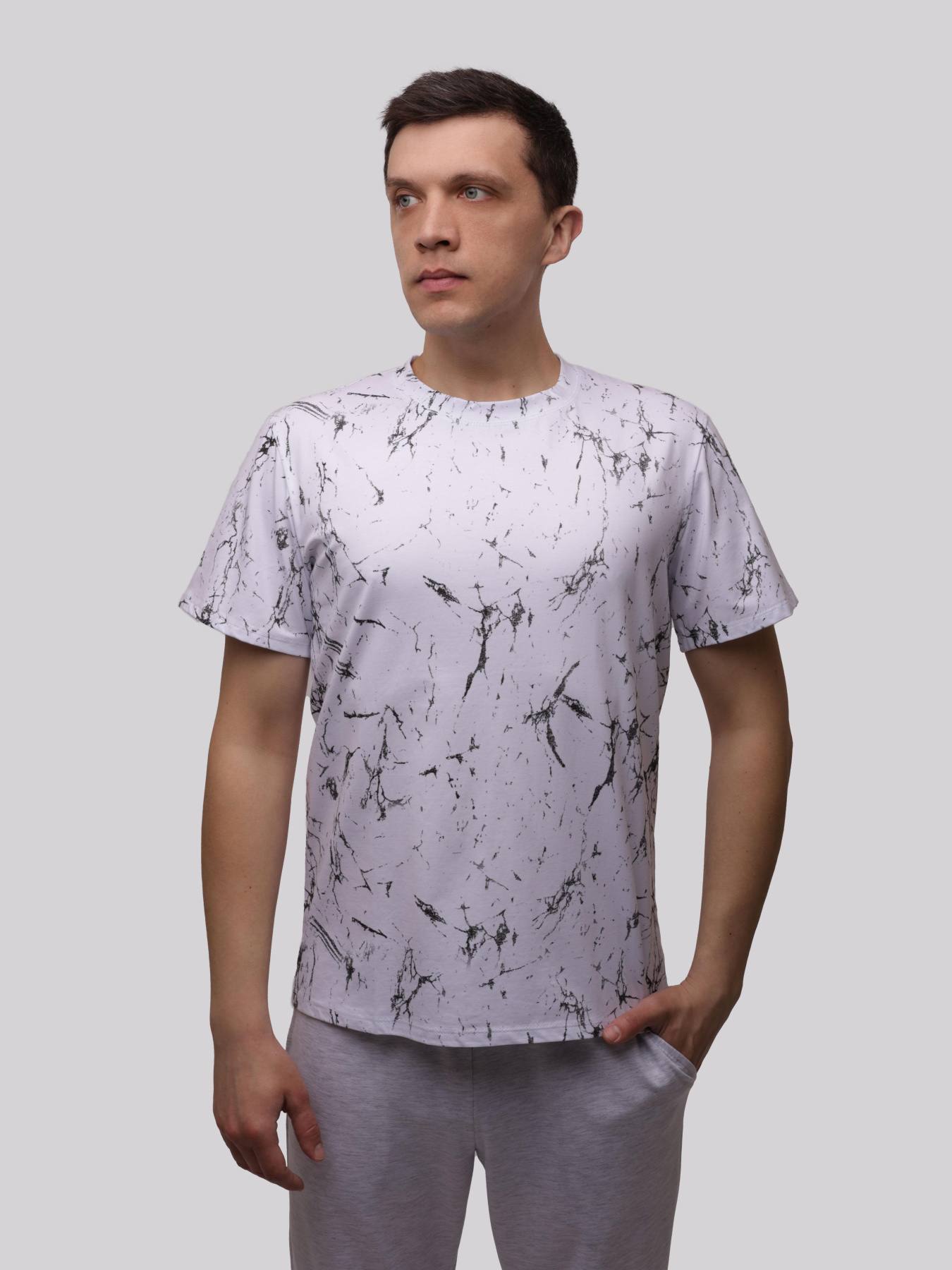 Футболка мужская Белый LUMO модель 706544 Фото