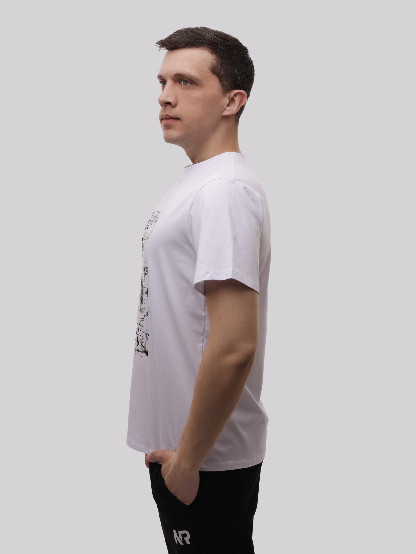 Футболка мужская Белый LUMO модель 706545 Фото