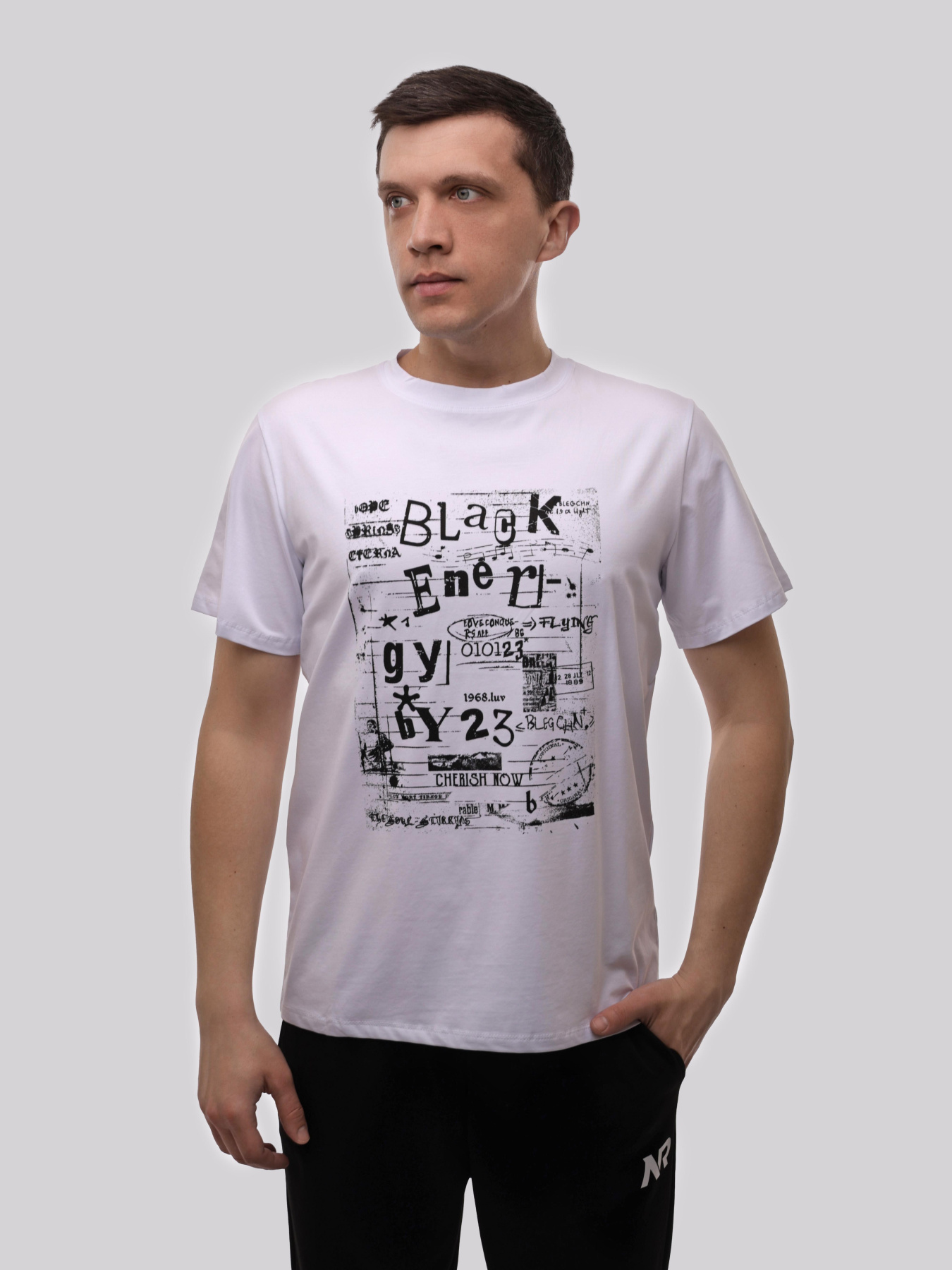 Футболка мужская Белый LUMO модель 706545 Фото