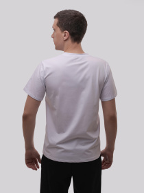 Футболка мужская Белый LUMO модель 706545 Фото