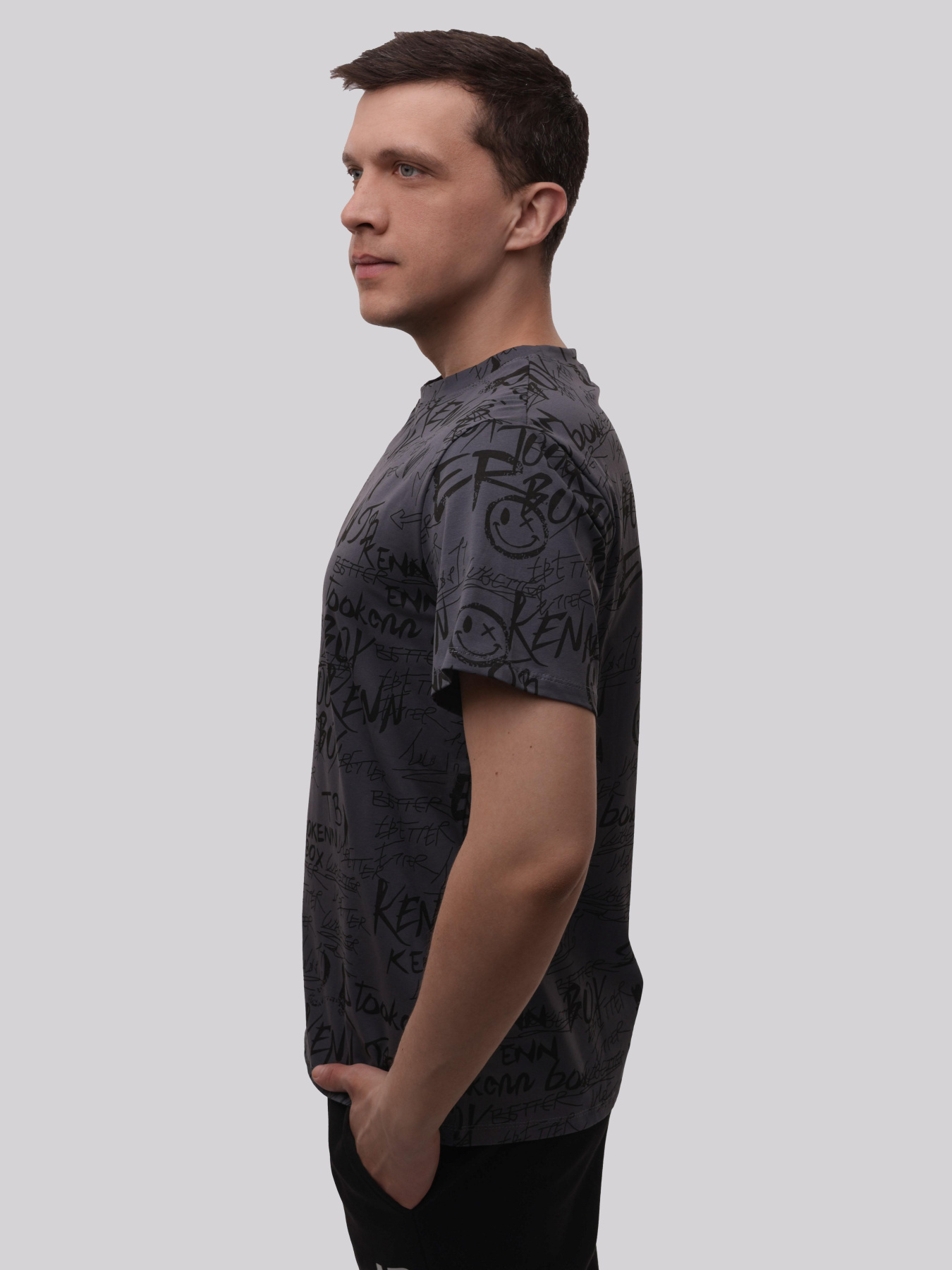 Футболка мужская Графит LUMO модель 706547 Фото