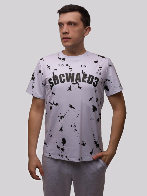 Футболка мужская Белый LUMO модель 706548 Фото