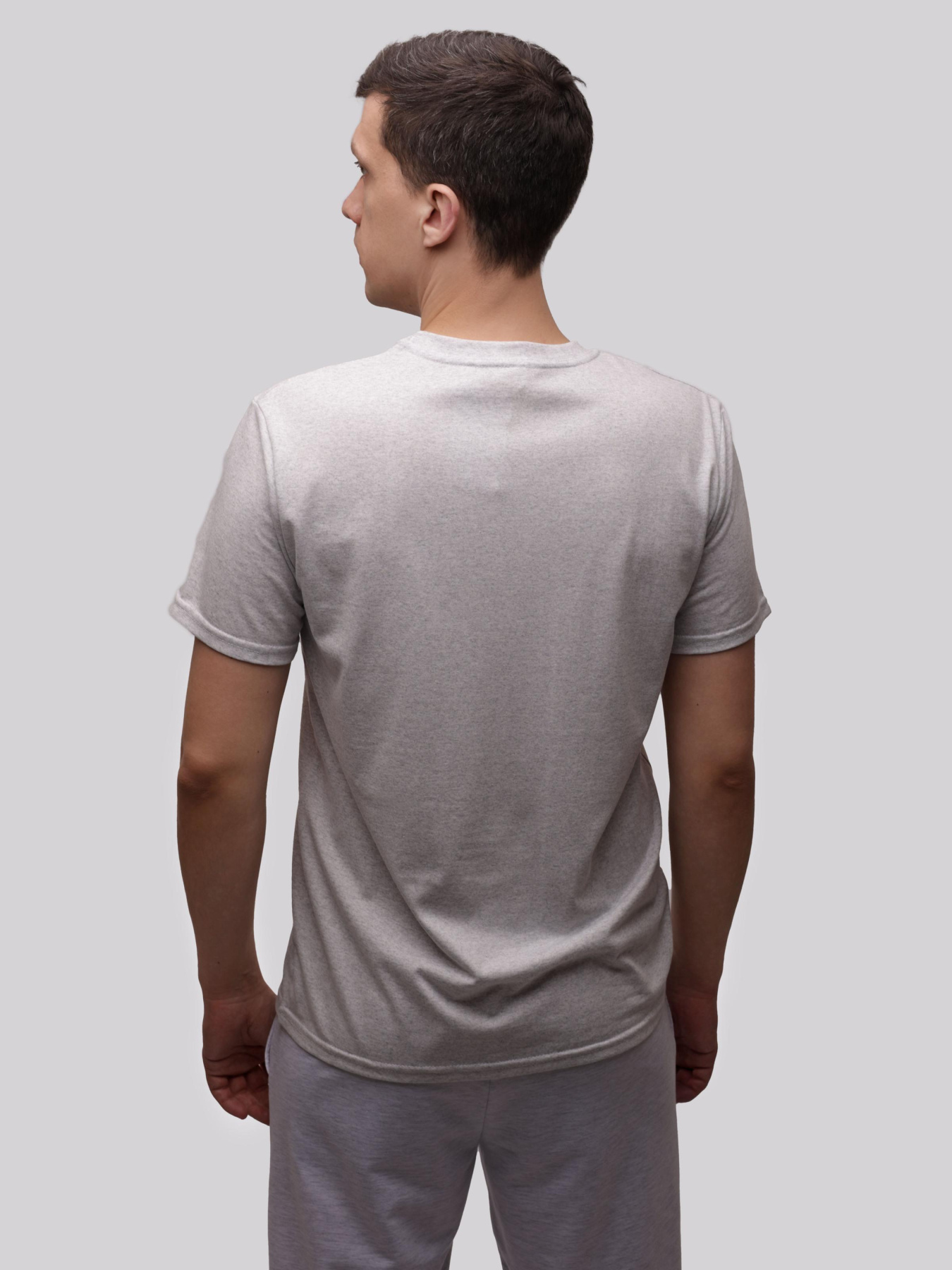 Футболка мужская Светло-серый STREAM модель 714333 Фото