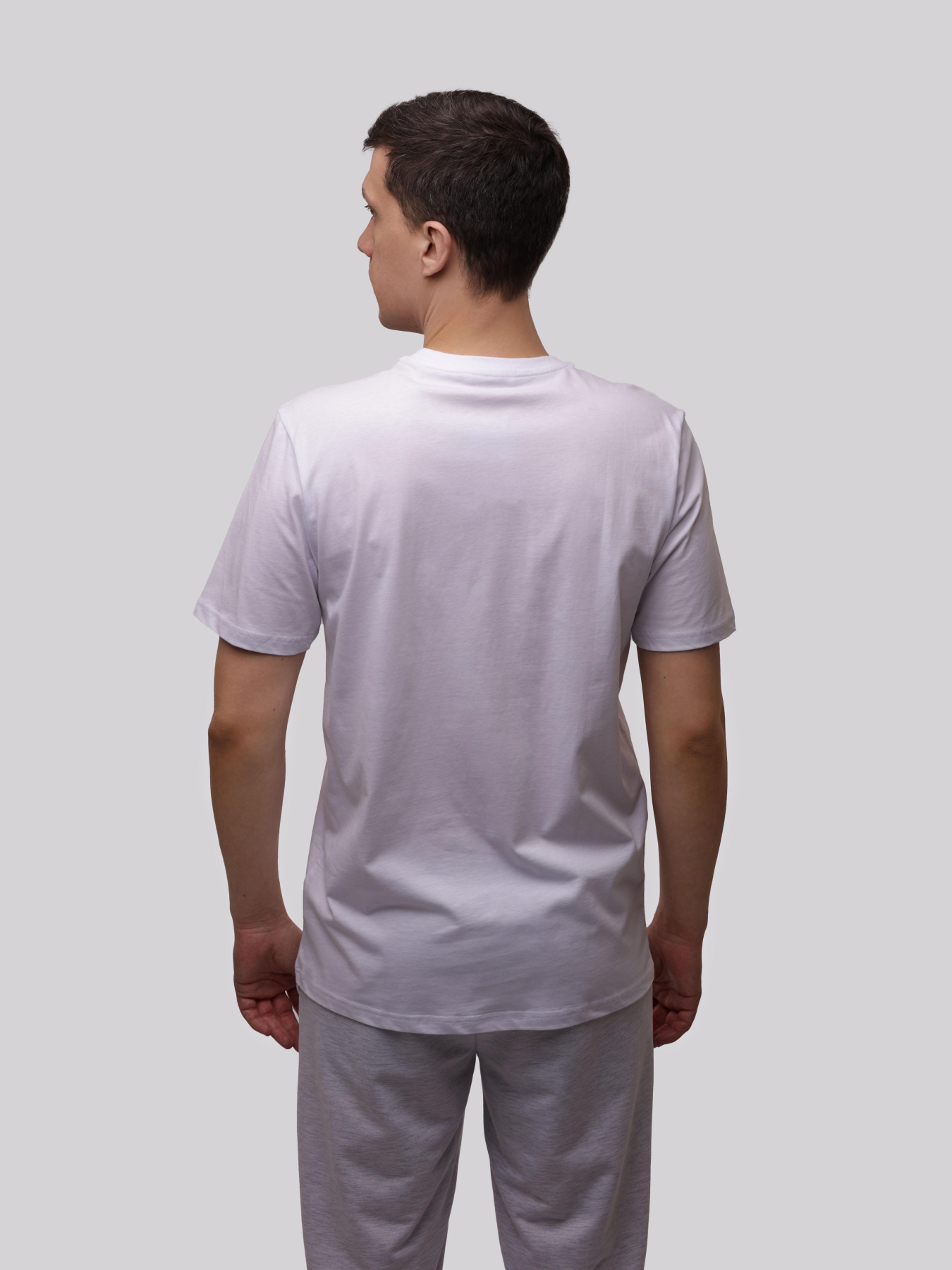 Футболка чоловіча Білий BEKI модель 716508 Фото