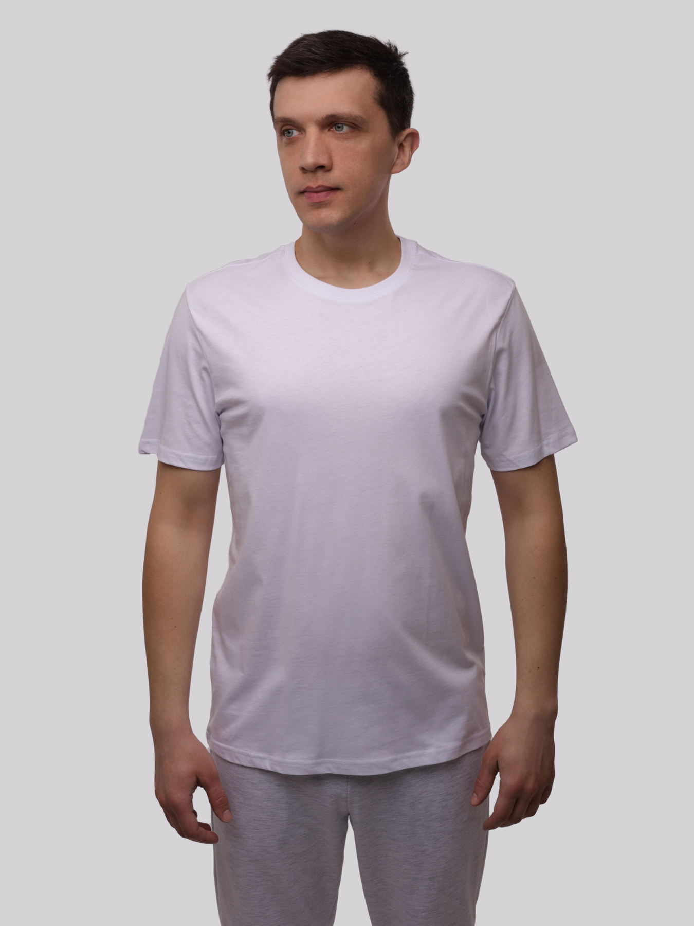 Футболка чоловіча Білий BEKI модель 716508 Фото