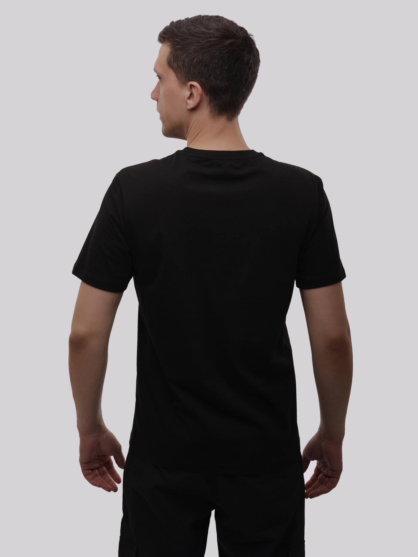 Футболка чоловіча Чорний BEKI модель 716513 Фото