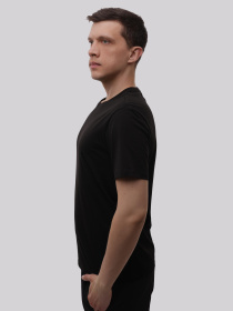 Футболка чоловіча Чорний BEKI модель 716513 Фото