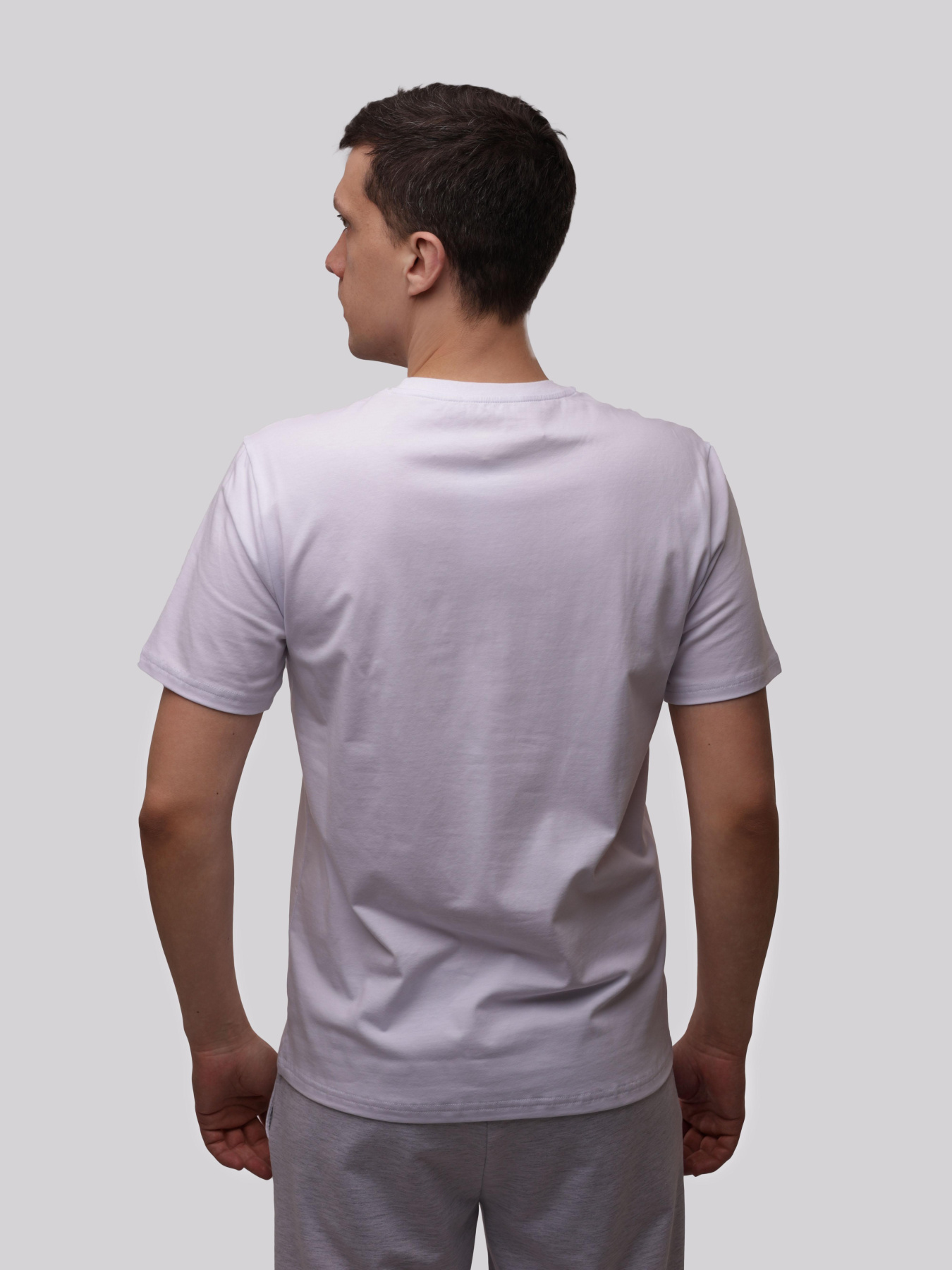 Футболка чоловіча Білий BEKI модель 716514 Фото