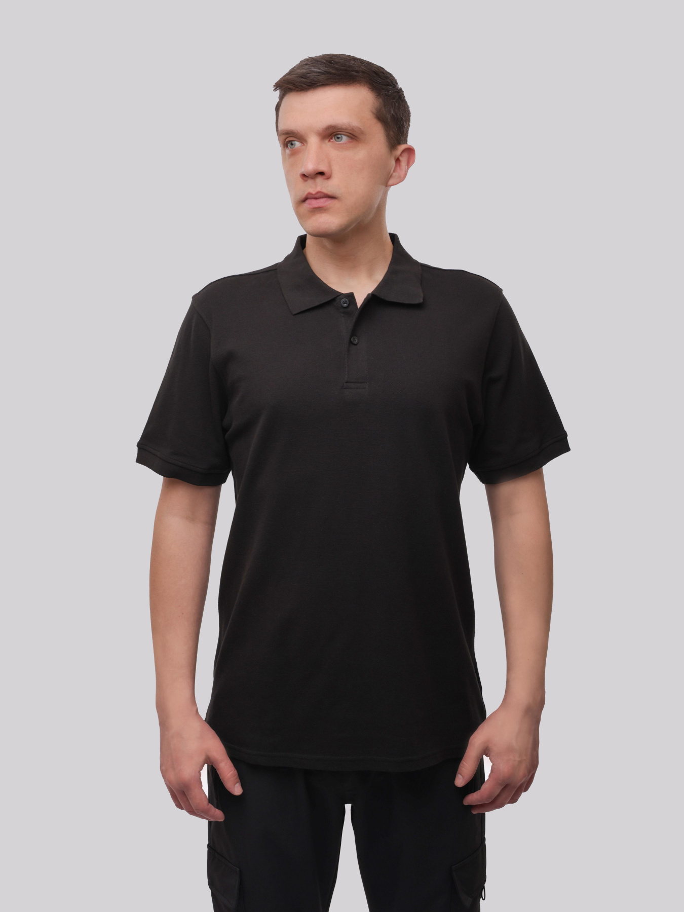 Поло мужское Чёрный BEKI модель 716521 Фото