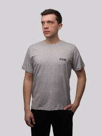 Футболка мужская Светло-серый STREAM модель 718912 Фото