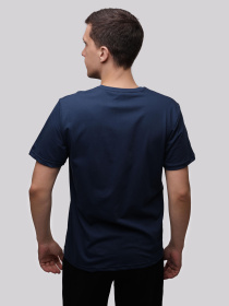 Футболка мужская Синий STREAM модель 718913 Футболка мужская Синий STREAM модель 718913 Фото