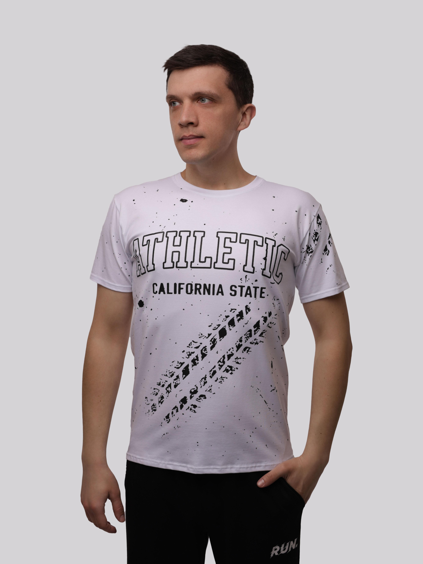 Футболка чоловіча Білий STREAM модель 720020 Фото