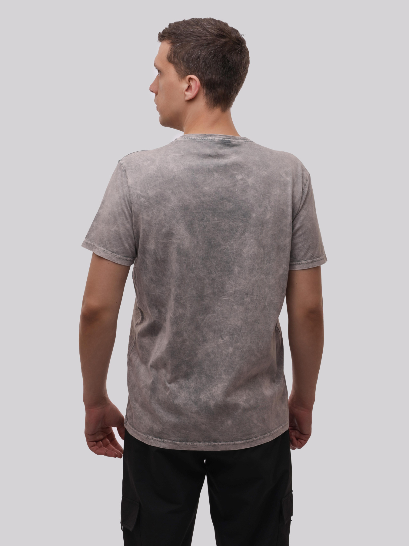 Футболка мужская Светло-серый LUMO модель 720419 Фото