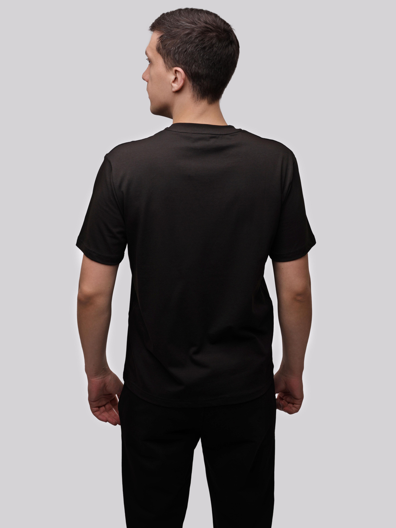 Футболка мужская Чёрный STREAM модель 721231 Фото