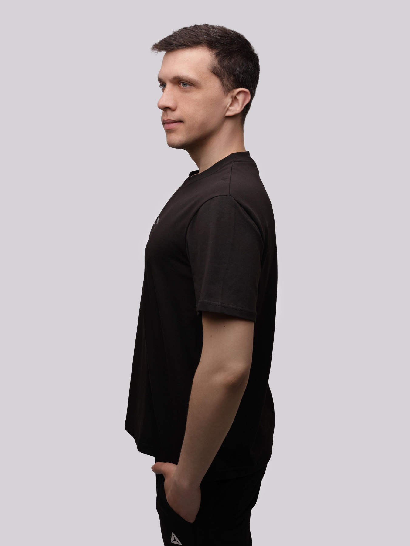 Футболка мужская Чёрный STREAM модель 721235 Фото