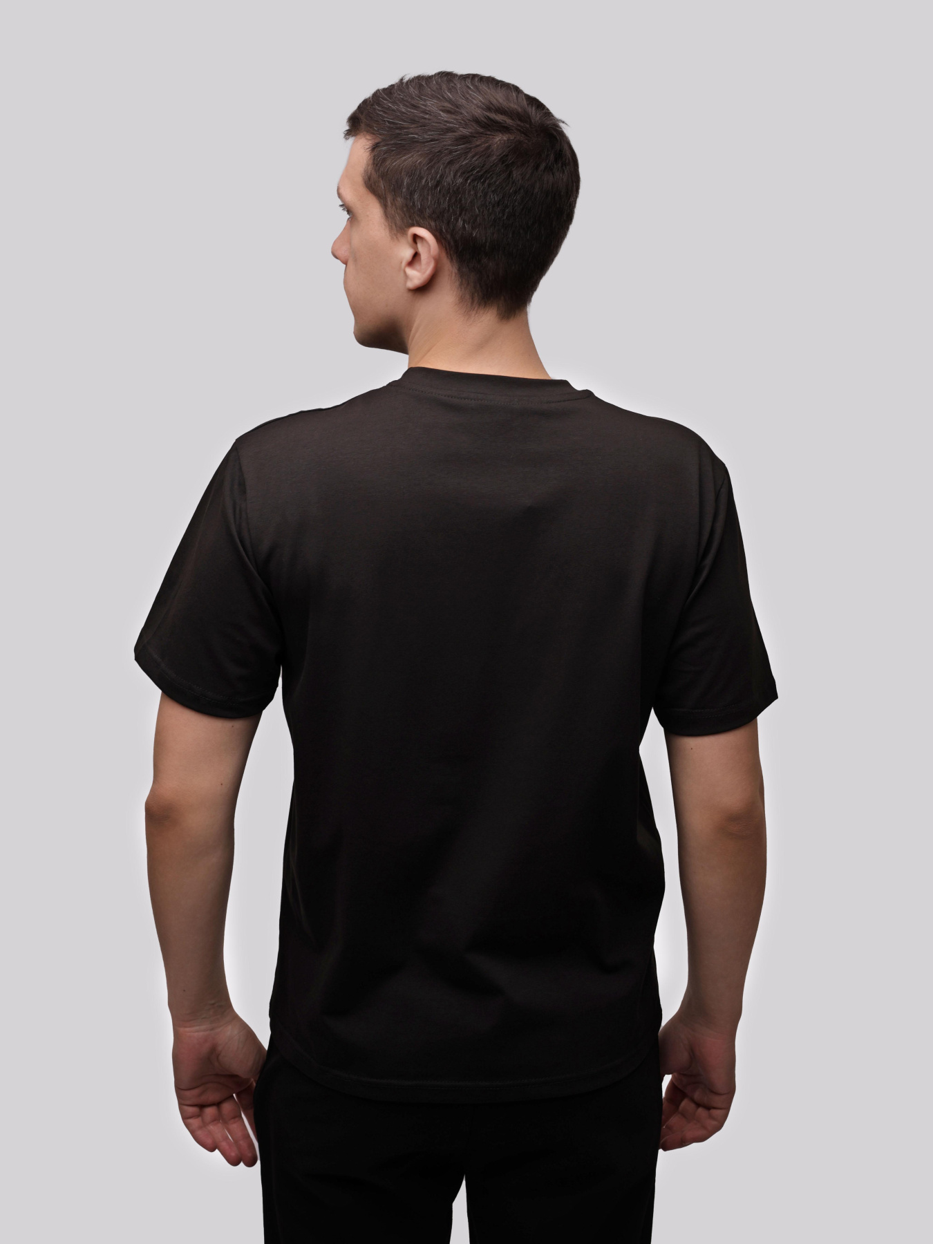 Футболка мужская Чёрный STREAM модель 721235 Фото