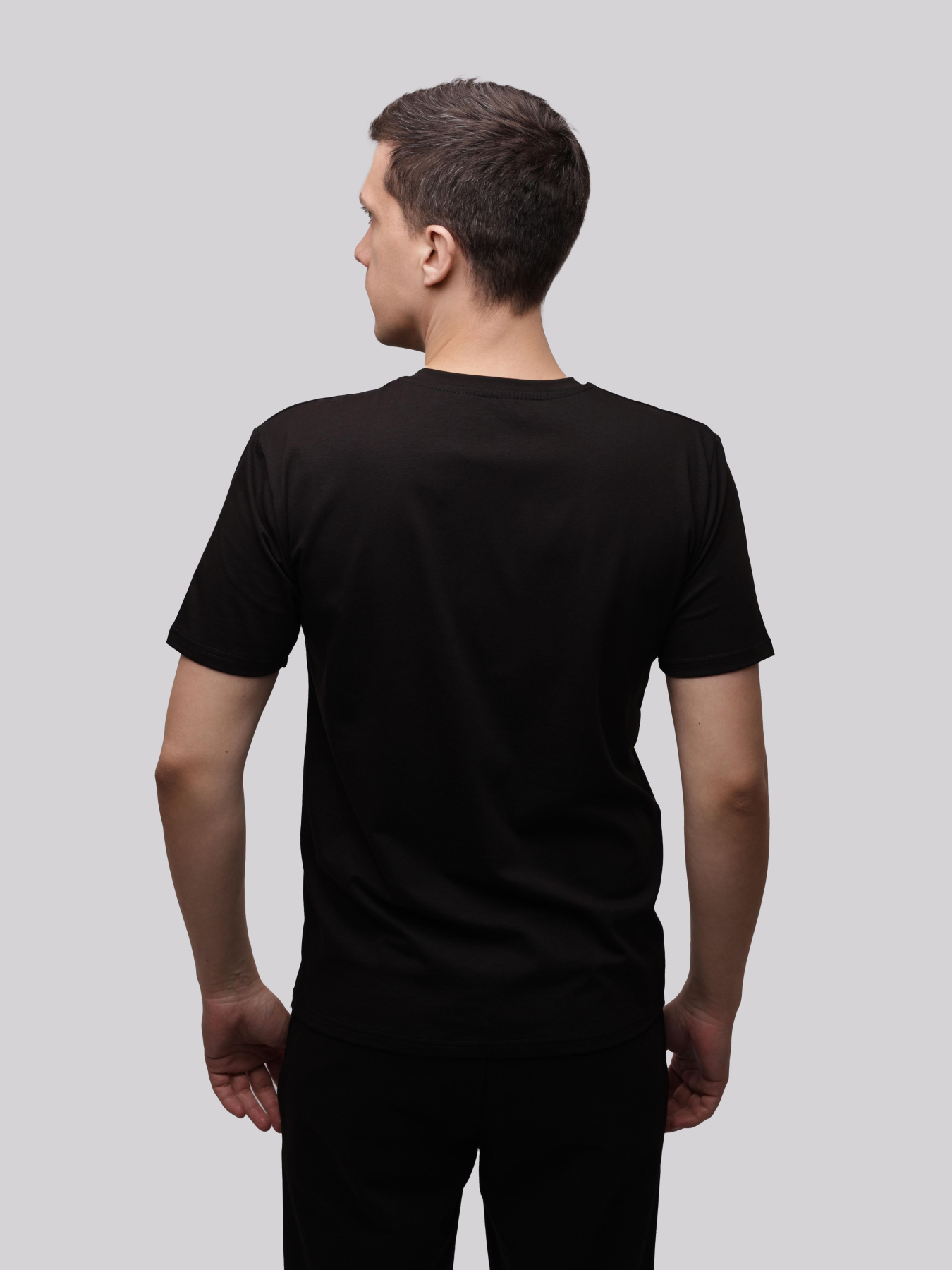 Футболка мужская Чёрный ORIGINALE ITALIANO модель 721269 Фото