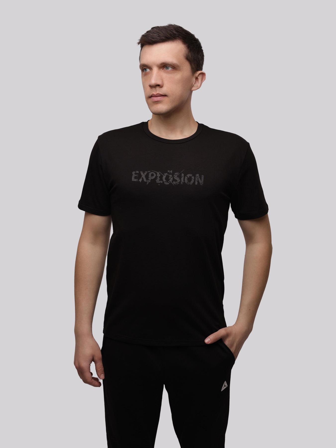 Футболка мужская Чёрный ORIGINALE ITALIANO модель 721269 Фото