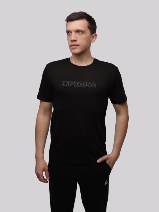 Футболка мужская Чёрный ORIGINALE ITALIANO модель 721269 Фото