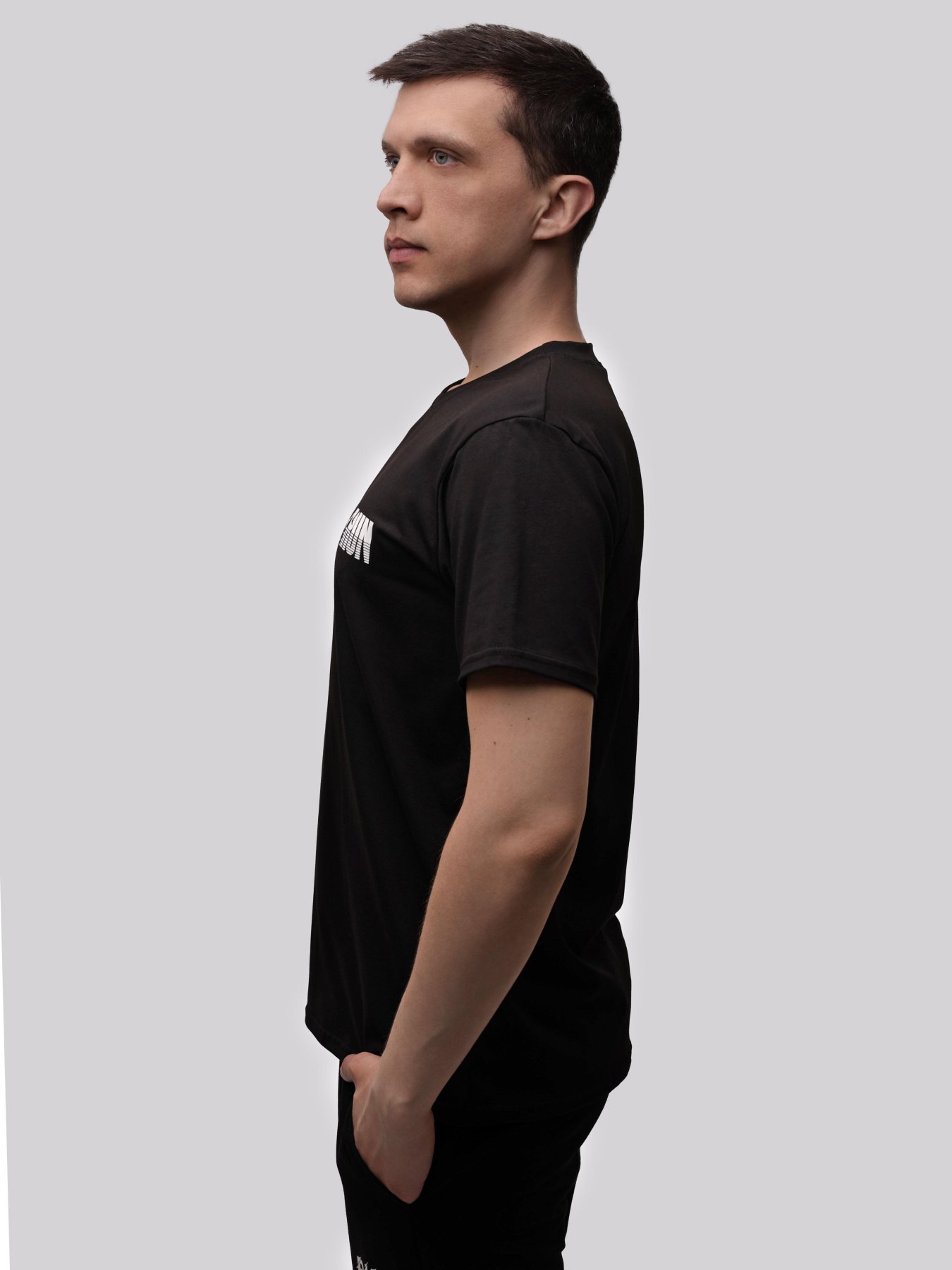 Футболка мужская Чёрный STREAM модель 722239 Фото