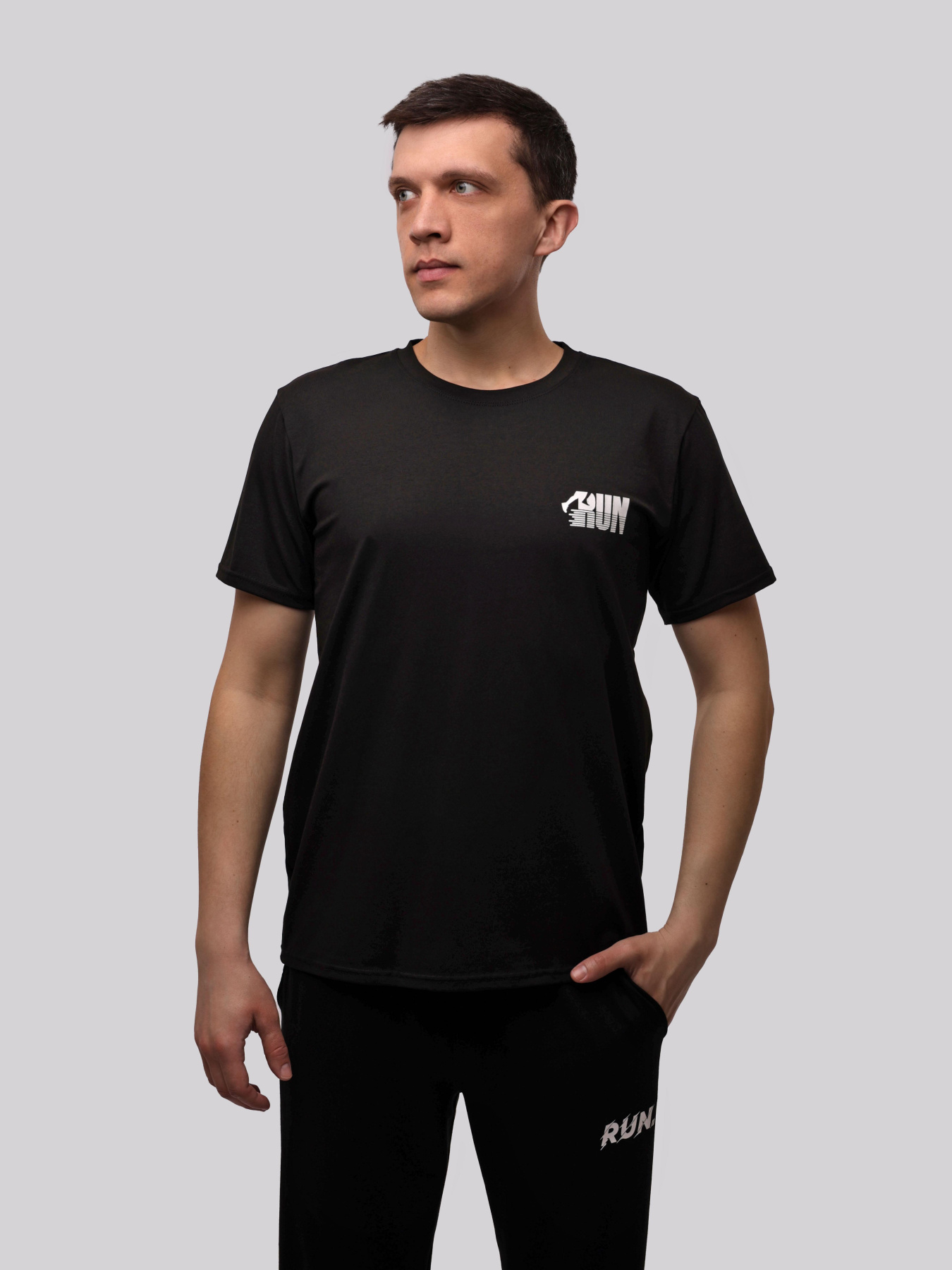 Футболка мужская Чёрный STREAM модель 722239 Фото