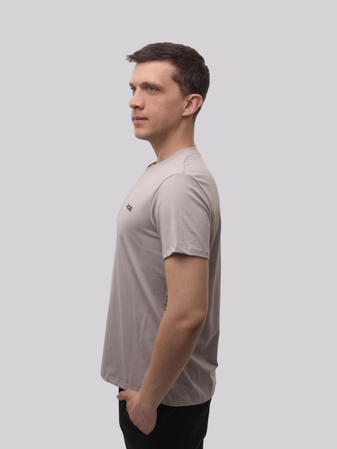 Футболка мужская Светло-серый STREAM модель 725418 Фото