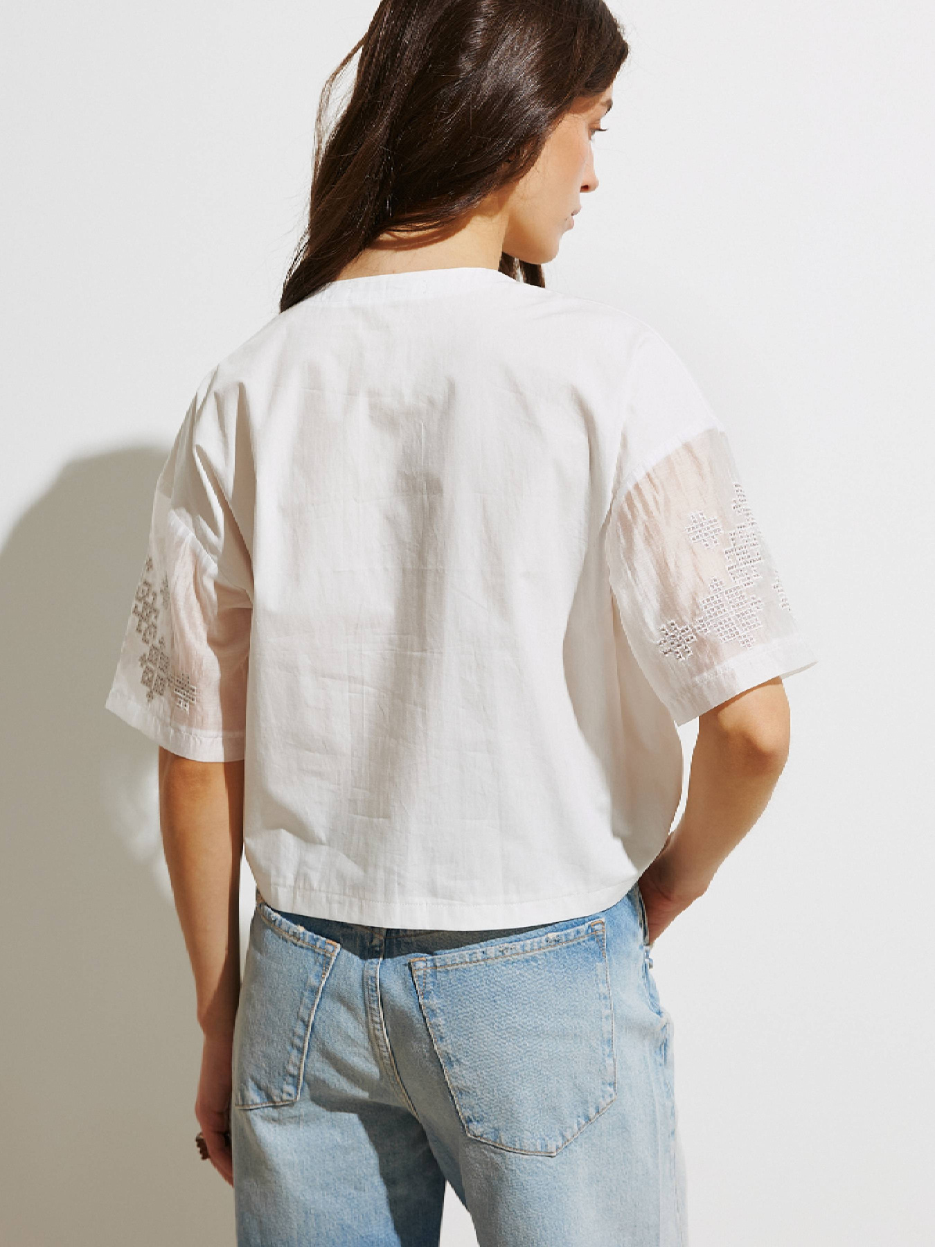 Вышитая рубашка RicaMare модель RM4257-10-25DB Фото