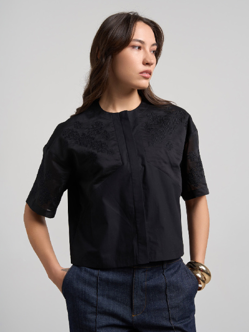 Вышитая рубашка RicaMare модель RM4257-1-25DB Фото