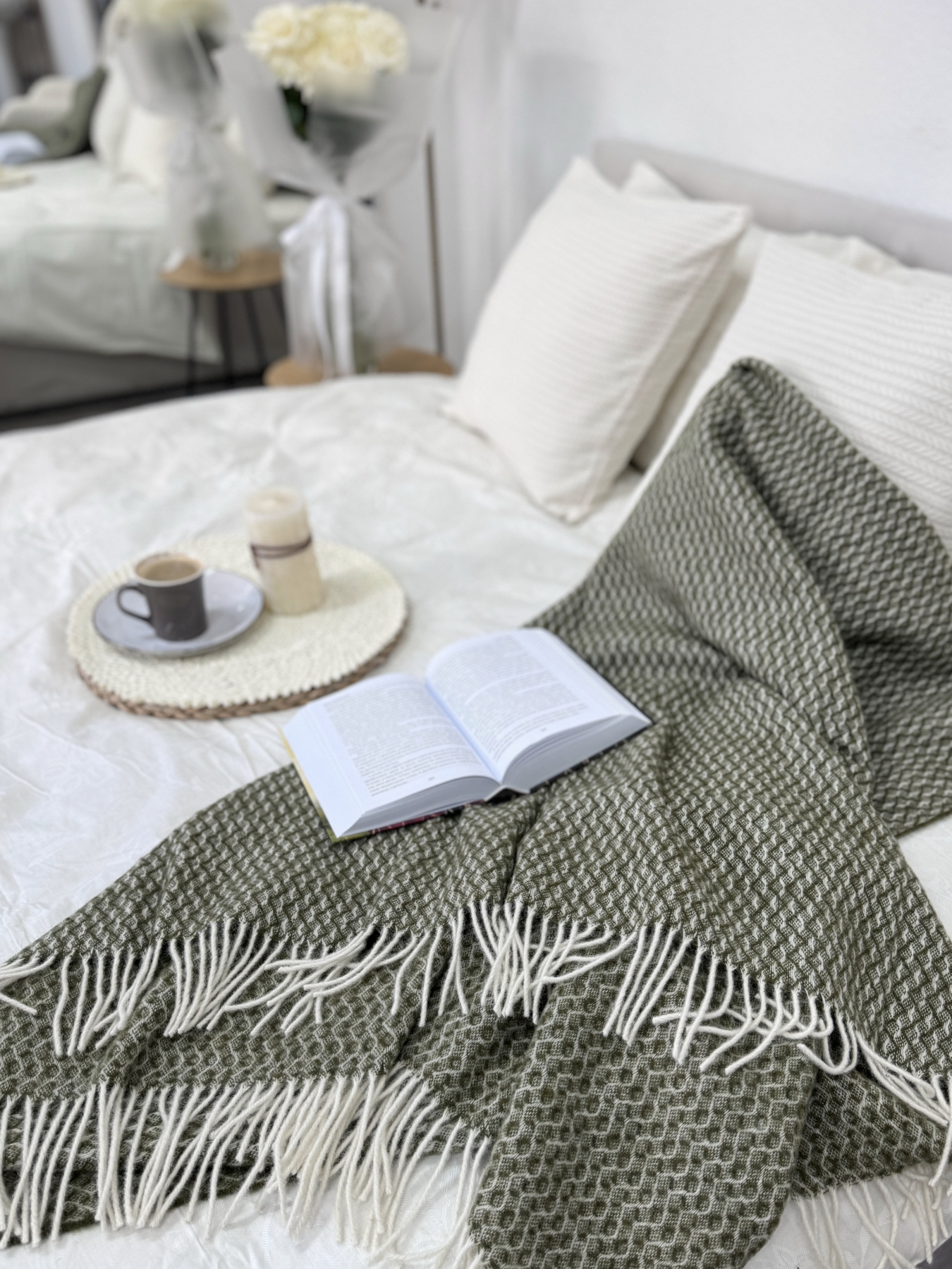 Плед вовняний із новозеландської вовни Ecotton модель 24615-1 Фото