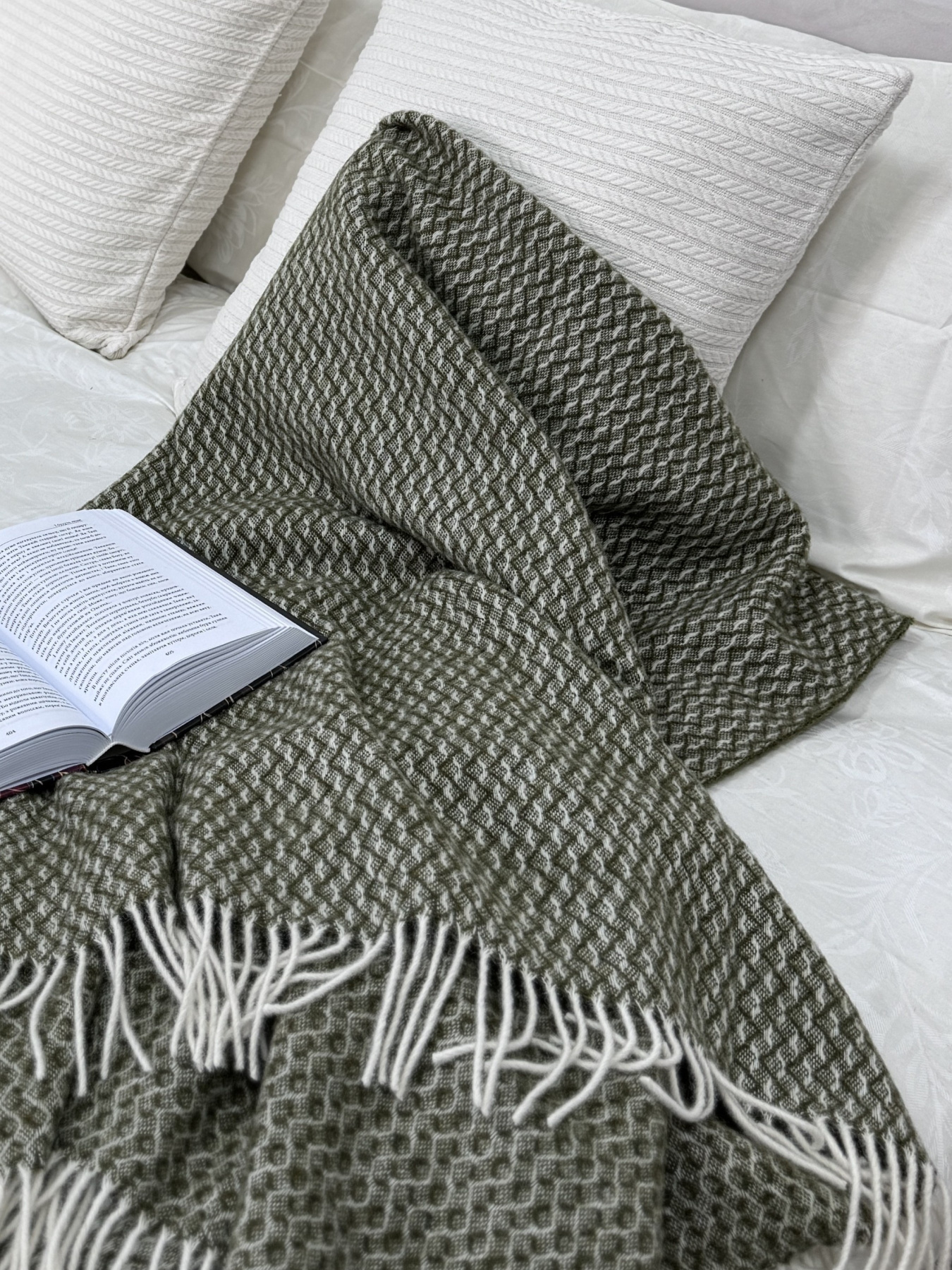 Плед вовняний із новозеландської вовни Ecotton модель 24615-1 Фото