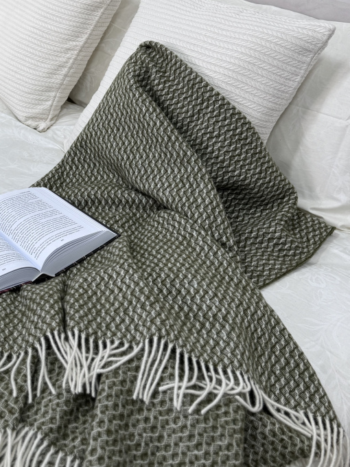 Плед вовняний із новозеландської вовни Ecotton модель 24615-1 Фото