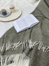 Плед вовняний із новозеландської вовни Ecotton модель 24615-1 Фото