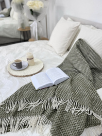 Плед вовняний із новозеландської вовни Ecotton модель 24615-1 Фото