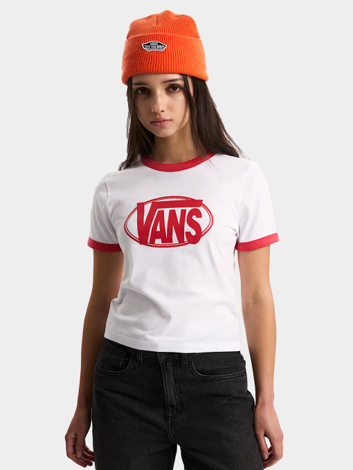 Футболкалар мен поло жейделер Vans үлгі VN000TXSWHT1 Фото