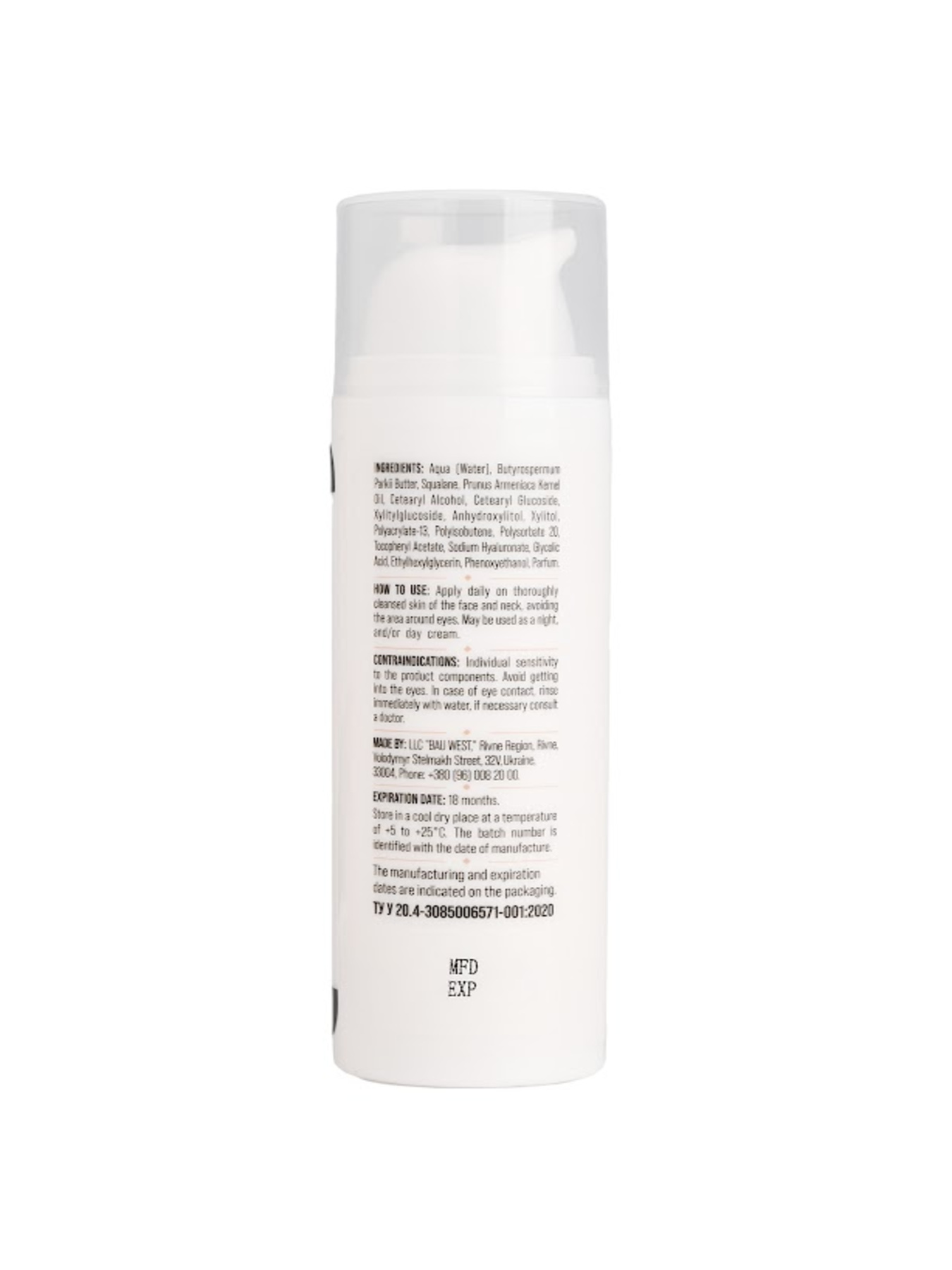 Крем для обличчя з гліколевою кислотою модель 01-0005 Крем для обличчя з гліколевою кислотою модель 01-0005 Фото