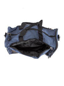 Дорожная спортивная сумка через плечо водоотталкивающая текстильная с отделением для обуви модель TB7-T-6817BL Фото