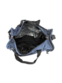 Дорожная спортивная сумка через плечо водоотталкивающая текстильная с отделением для обуви модель TB7-T-6817BL Фото