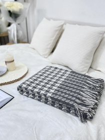 Плед вовняний із новозеландської вовни Carambola Grey Ecotton модель 04104 Фото