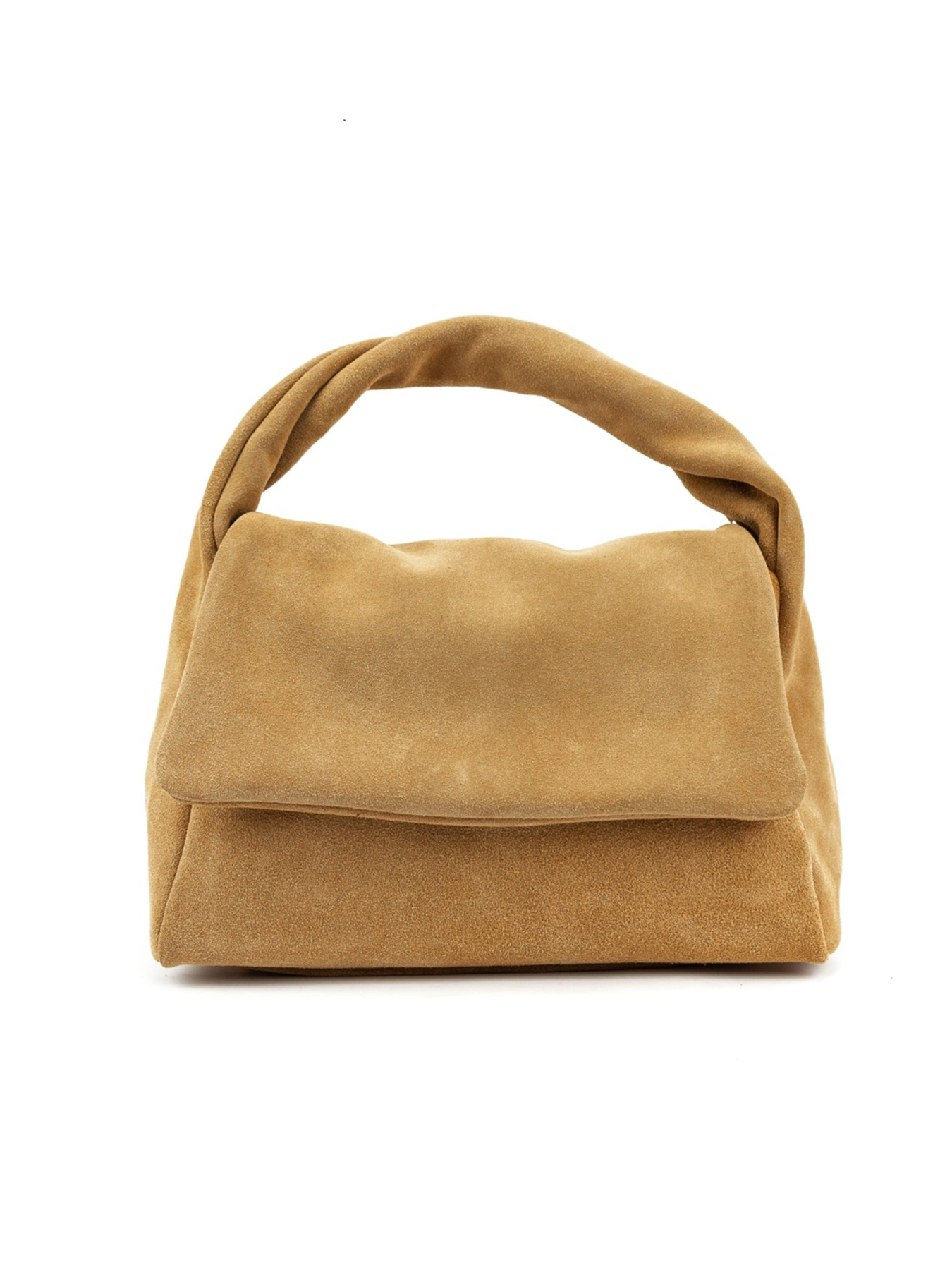 Сумка женская кроссбоди на плечо с ручкой из натуральной замши повседневная средняя модель F-IT-58333C Фото