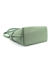 Сумка женская кроссбоди на плечо с ручкой из натуральной кожи с акцентным ремешком модель F-IT-0525M Фото