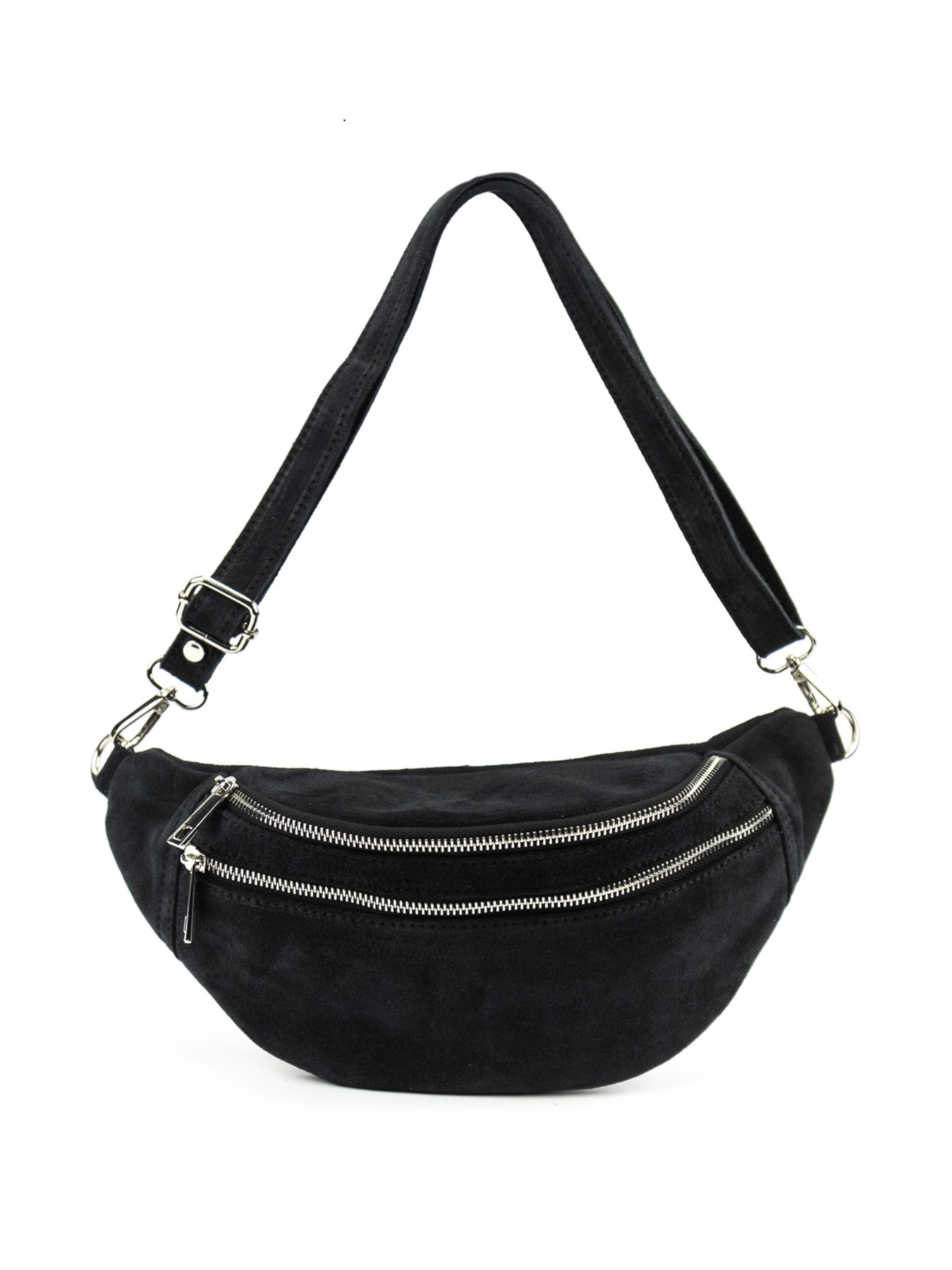 Сумка жіноча поясна через плече з натуральної замші повсякденна міська модель F-IT-98601A Фото