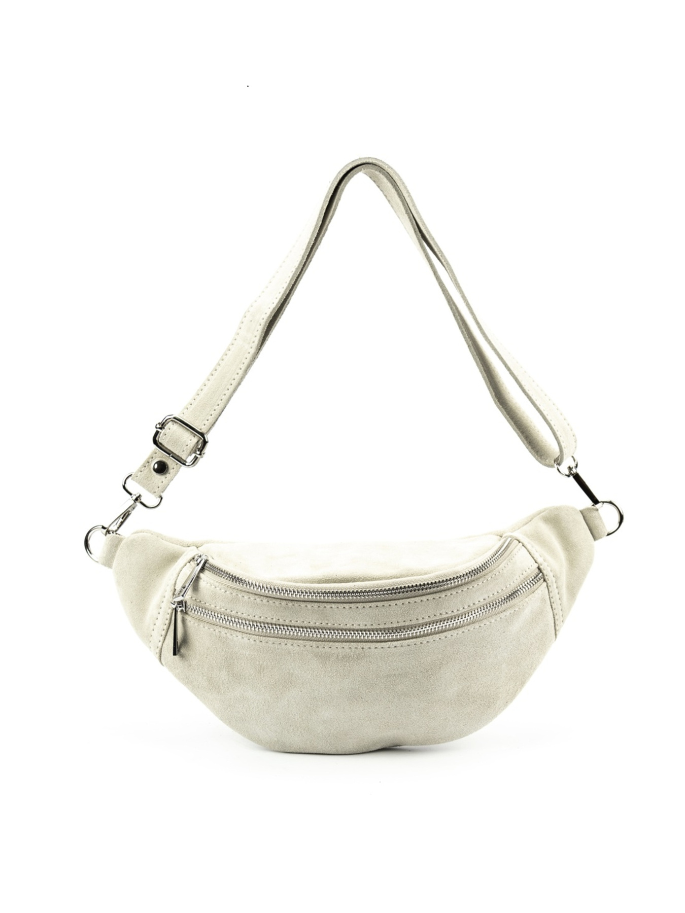 Сумка жіноча поясна через плече з натуральної замші повсякденна міська модель F-IT-98601B Фото