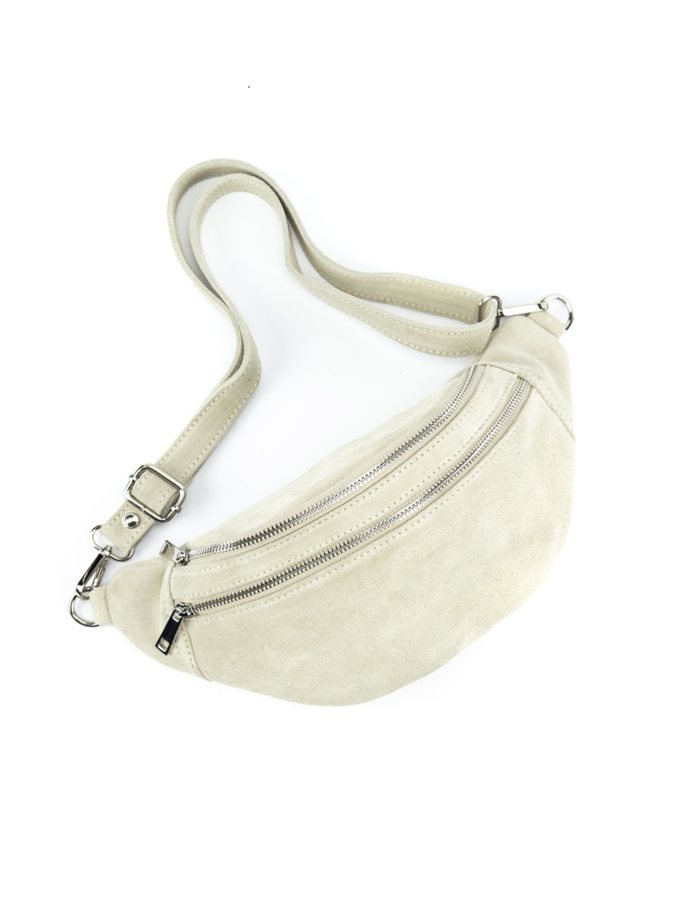 Сумка жіноча поясна через плече з натуральної замші повсякденна міська модель F-IT-98601B Фото